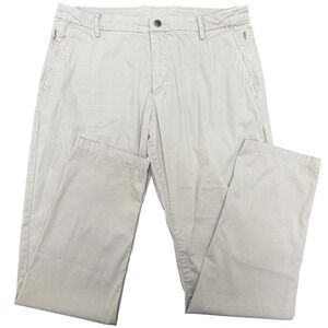 Birddogs Chino Pants Mens 34x34 Khaki Boomstick Built-in Liner Stretch Cotton